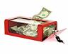 637-03-red Adiroffice Red Steel Home Donation Raffle Office Box 819598027449