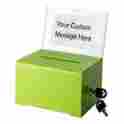 637-grn Adir Corp Drawer Organizers Acrylic Donation Ballot Box With Lock 6.25 X 4.5 4 815236014857