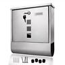 638346185053 Unbranded Stainless Letterbox Mailbox Mail Post Box Home