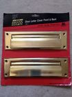 655 Gatco Brass Door Letter Cover Front And Back 011296263284