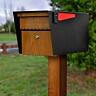 660753751002 Mail Boss Curbside Wood Grain Manager Locking Security