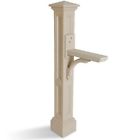 5857-c 673995585724 Mayne Charleston Mailbox Post Clay