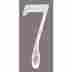 Ss3-number 7-stainless Mailbox Accessories Stnls Steel Address Numbers Size 3 Number 092776874565