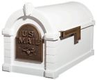 702645700665 Gaines Manufacturing Original Series Keystone Mailbox In White