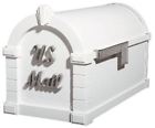 Ks-23s 702645800235 Gaines Manufacturing Keystone Signature Mailbox White With Satin