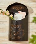 708762 Vintage Mailbox Post Metal Rustic Home Decor Door 7110106708762