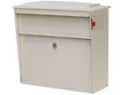 7173 Mail Boss Mailbox Wall Mount With Security Lock Flag Rural Residential Steel Off White 660753717305