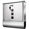 727955800850 Meditool Wall Mounted Mailbox Lockable Letterbox Post Box