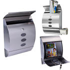 732326980871 Unbranded Cambered Mail Box Stainless Steel Wall Mounted