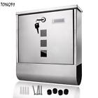 748389268108 Unbranded Letterbox Stainless Steel Mail Slot Lock Box