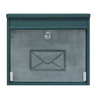 748389518951 Unbranded Iron Mailbox Letter Box With Lock Keys