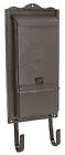 12-1-2 749694102156 National Brand Alternative Weatherproof Plastic Mailbox Black