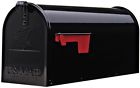 760673 Mailbox Black Galvanized Steel Residential Flags Medium 691171760673