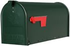 760680 Mailbox Green Galvanized Steel Residential Flags Medium 691171760680