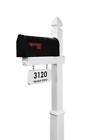 760680073588 Curb Impressions Providence Mailbox System White Vinyl Plastic