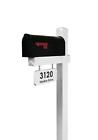760680073618 Curb Impressions Camden Mailbox System White Vinyl Plastic