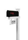 760680073649 Curb Impressions Carmel Mailbox System White Vinyl Plastic