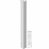 768558040588 Vevor Mailbox Post High Stand White Box Kit