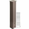 768558040618 Vevor Mailbox Post High Stand Bronze Powdercoated Mail
