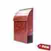770770770 Nach Home Improvement French Rustic Pointed Mailbox Wall Hardware Security Red 692000100370