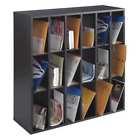G1028198 7765bl Safco Wood 18 Compartment 0073555776522