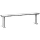 77774 Salsbury Industries Locker Benches Aluminum 820996450197