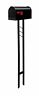 785577178153 Gibraltar Mailboxes Medium Capacity Galvanized Steel Black Mailbox
