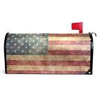 7963611p257c293s483 Naanle Vintage American Flag Magnetic Mailbox Cover Usa Wrap Home