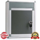 7okixbbhww General Wall Mount Aluminum Drop Box Secure Mail Lock Protect