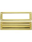 Ms212u3 8 3-5 Brass Flap Solid Deltana Interior " 13-1 Mail Slot