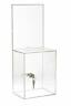 810012671200 Adiroffice Adir Office Tall Acrylic Suggestion Donation Box