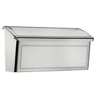 2690ps-10 832794006797 Architectural Mailboxes Venice Stainless Steel Wall Mount Mailbox