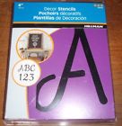 840245 Hillman Decorative Stencil Letters Numbers Punctuation Marks Symbol Heavy Cardstock