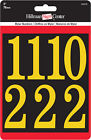 842276 Na Hillman Gold Black Numbers Kit Square Cut 045899363072