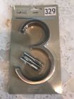 843088 Perfect Home Inch Satin Nickel Floating House Number Nos