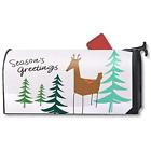 843128110226 Christmas Mailbox Cover Decorative Magnetic Wrap With Winter