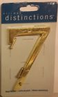 843157 Distinctions By Hillman Polished Brass House Number Lot 045899399477