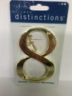 843158 Distinctions By Hillman Polished Brass House Number Lot 045899399484