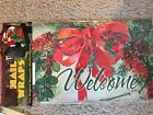 843259027370 Magnet Works Mailwraps Holiday Wreath Original Magnetic Mailbox