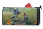 05754 843259030172 Magnet Works Blue Bird Landing Magnetic Mailbox Wrap