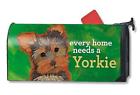 843259086186 Magnet Works Mailwraps Yorkie Dog Original Magnetic Mailbox