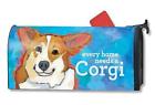843259086681 Magnet Works Mailwraps Corgi Dog Original Magnetic Mailbox