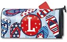 843259087596 Freedom Flip Flops Monogram Magnetic Mailbox Cover Patriotic