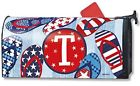 843259087671 Mailwraps Freedom Flip Flops Monogram Magnetic Mailbox Cover