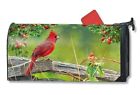 843259100851 Magnet Works Cardinal Lookout Original Magnetic Mailbox Wrap