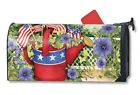843259112946 Magnet Works Patriotic Watering Can Original Magnetic Mailbox