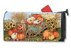 843259118962 Magnet Works Pumpkin Wagon Original Magnetic Mailbox Wrap
