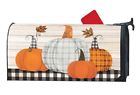 843259132814 Magnet Works Plaid Pumpkins Mailwrap Magnetic Mailbox Wrap