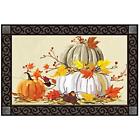 843259133125 Doormats Neutral Pumpkins Matmates Fall Harvest