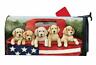 843259139189 Magnet Works Patriotic Puppies Mailwrap Magnetic Mailbox Wrap